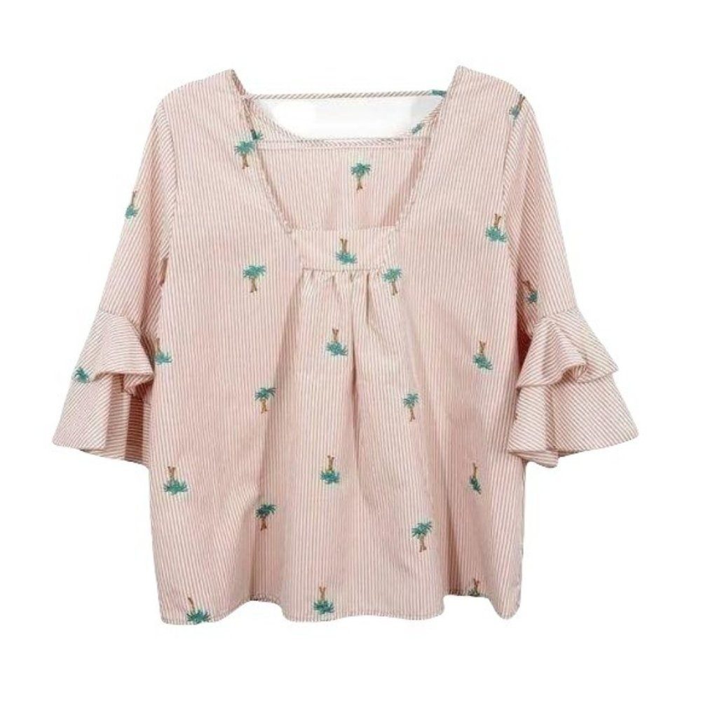 First Love Palm Tree Blouse